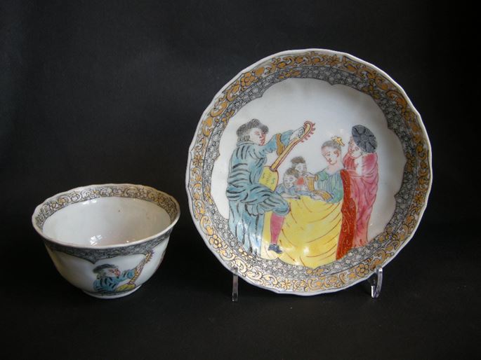 Very rare cup and saucer porcelain | MasterArt